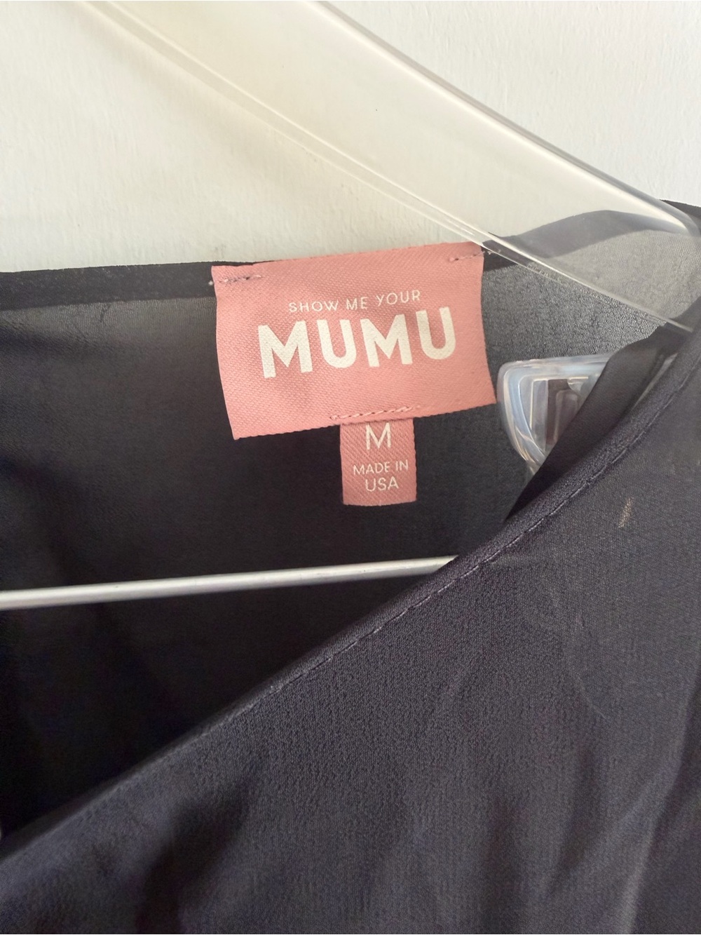 Show Me Your Mumu Olsen Maxi Dress Black Chiffon Kaftan Formal Wedding Guest Med - Picture 4 of 5